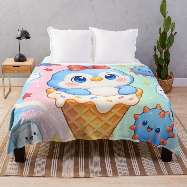 Item preview, Kawaii Penguin Ice Cream Wonderland designed and sold by Pure Craft.