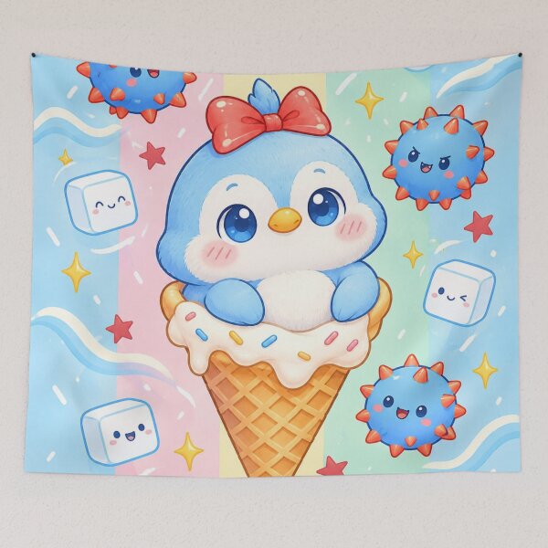 Item preview, Kawaii Penguin Ice Cream Wonderland designed and sold by Pure Craft.