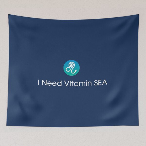 Item preview, Sea Glass - Funny Sea Glass Hunter Gifts - Beachcombing - I Need Vitamin SEA designed and sold by DesignByLeo.