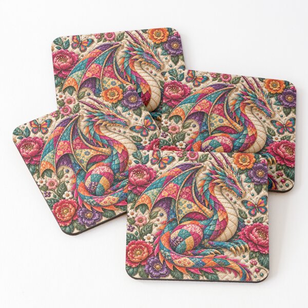 Item preview, The Quilted Dragon  designed and sold by FloramoonArt.