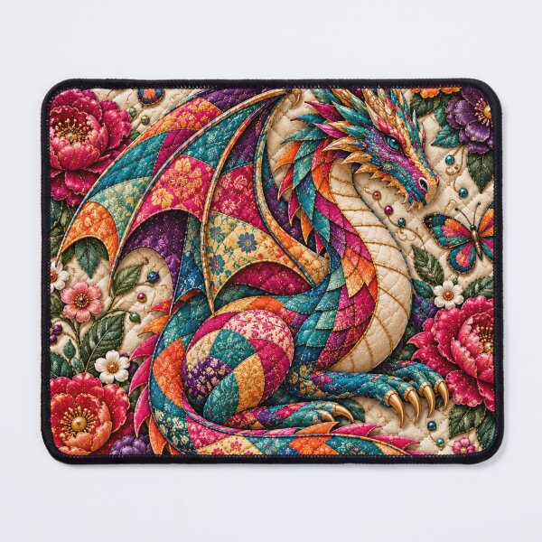 Item preview, The Quilted Dragon designed and sold by FloramoonArt.