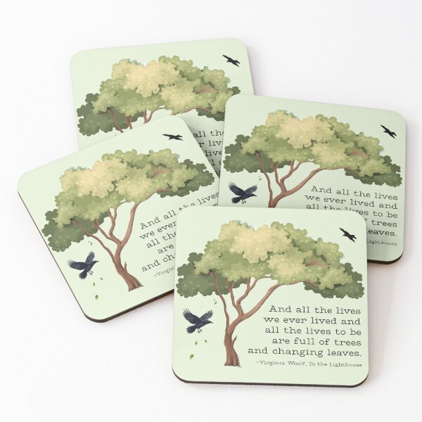 Item preview, Full of Trees - Virginia Woolf book quote designed and sold by Mister Mipsy.