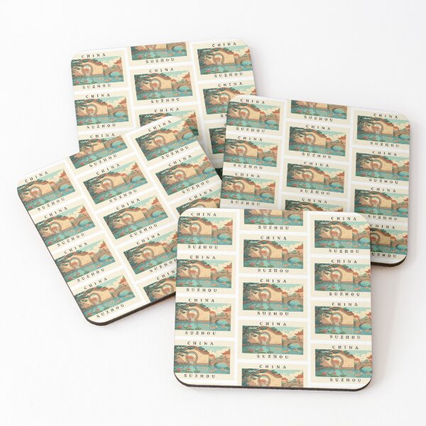 Item preview, Vintage China Suzhou Classical Garden Moon Gate Postage Stamp Vector designed and sold by Shutter-Dragon.