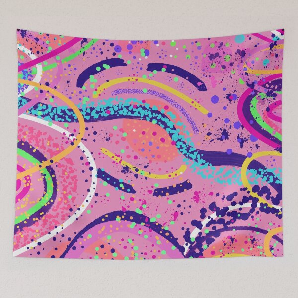 Item preview, Pink Flow State Abstract Painting  designed and sold by DanielleGensler.