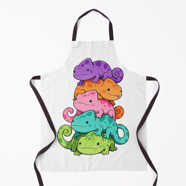 Item preview, Chameleon Tower – Five Colorful Reptiles with Curled Tails designed and sold by AliveStyle.