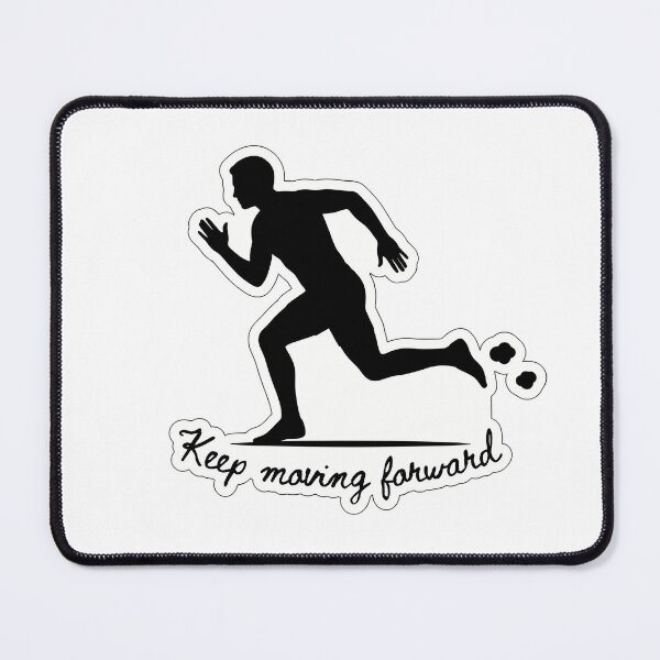 Item preview, Keep Moving Forward Running Motivation designed and sold by NiftyWrx.