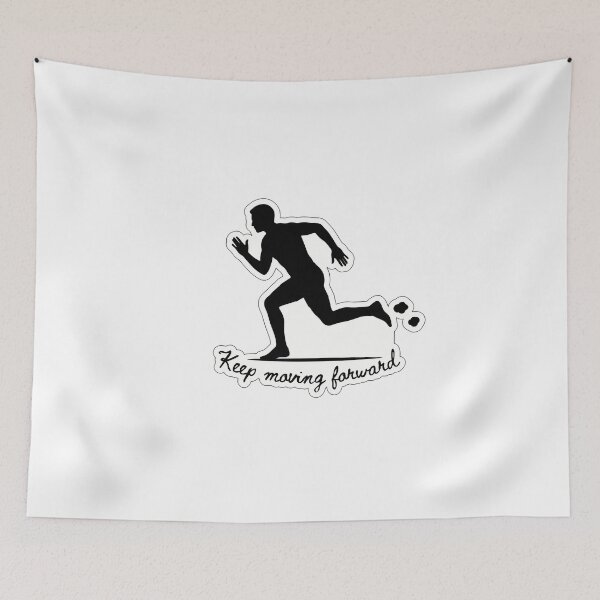 Item preview, Keep Moving Forward Running Motivation designed and sold by NiftyWrx.
