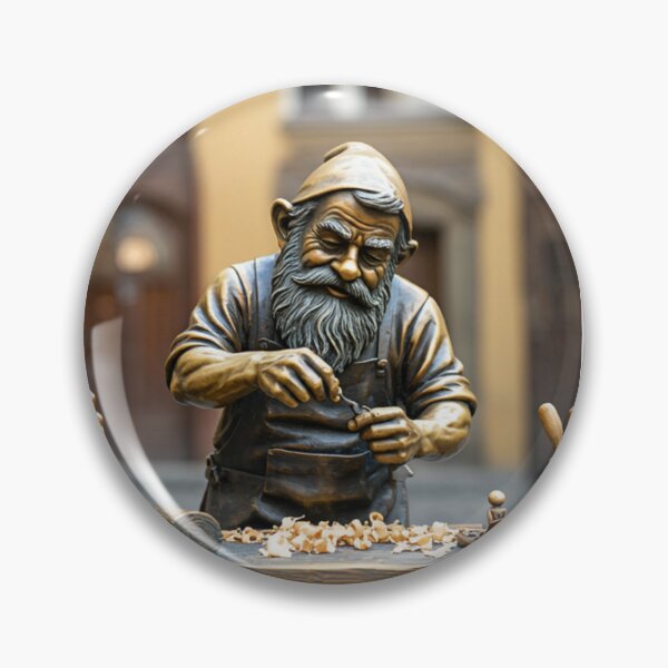Item preview, Gnome Woodworker Art Print – Woodworker Gift, Poland Travel Decor designed and sold by Purrfecta.