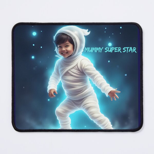 Item preview, Mummy Superstar Glowing Kid Cute Halloween T-Shirt designed and sold by soin10s-designs.