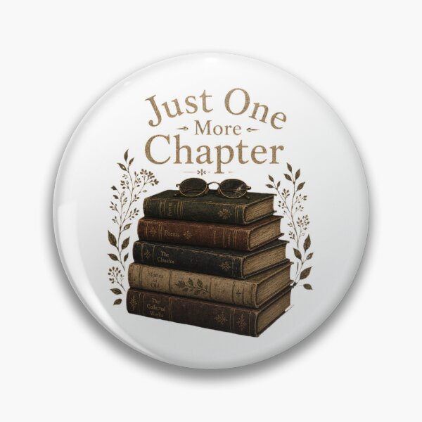 Item preview, Just One More Chapter Vintage Book Stack Dark Academia designed and sold by StyxIND.