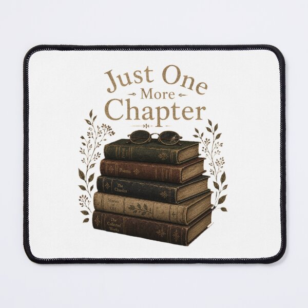 Item preview, Just One More Chapter Vintage Book Stack Dark Academia designed and sold by StyxIND.
