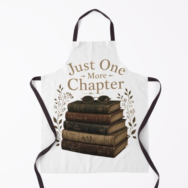 Item preview, Just One More Chapter Vintage Book Stack Dark Academia designed and sold by StyxIND.