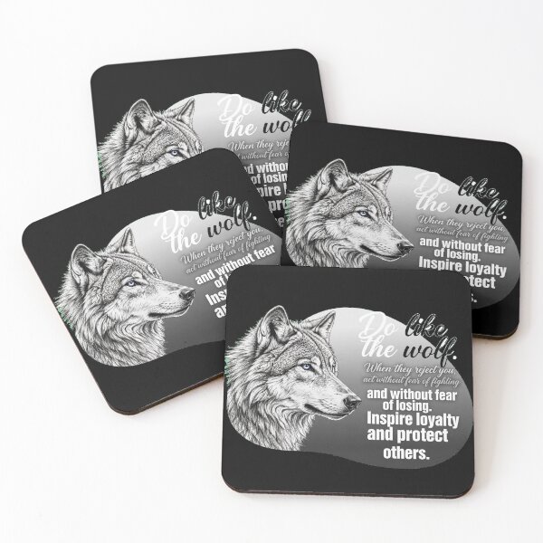 Item preview, Do Like The Wolf When They Reject You Act Without Fear Of Fighting - Wolf Lover designed and sold by Vibe-Vary.
