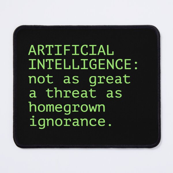 Item preview, ARTIFICIAL INTELLIGENCE designed and sold by Wander X Design.