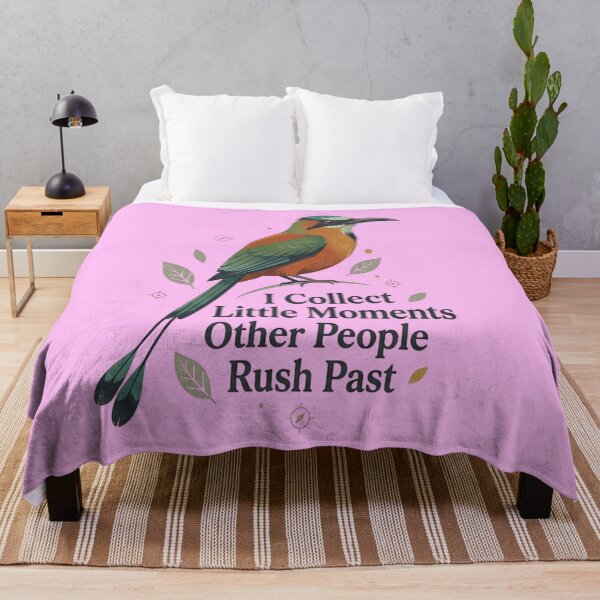 Item preview, Rufous Motmot - I Collect Little Moments Other People Rush Past designed and sold by Max Store.