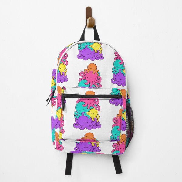 Item preview, Octopus Tower – Five Colorful Sea Friends with Curled Arms designed and sold by AliveStyle.