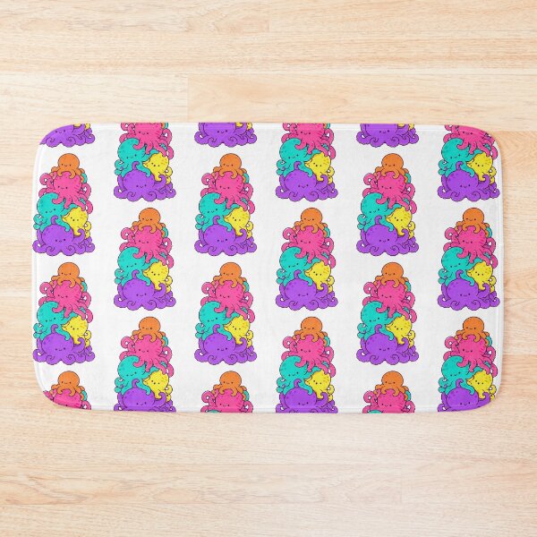 Item preview, Octopus Tower – Five Colorful Sea Friends with Curled Arms designed and sold by AliveStyle.