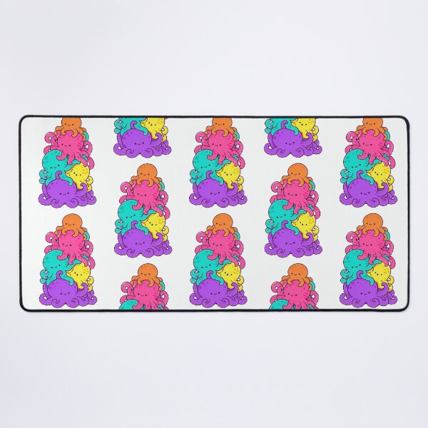 Item preview, Octopus Tower – Five Colorful Sea Friends with Curled Arms designed and sold by AliveStyle.