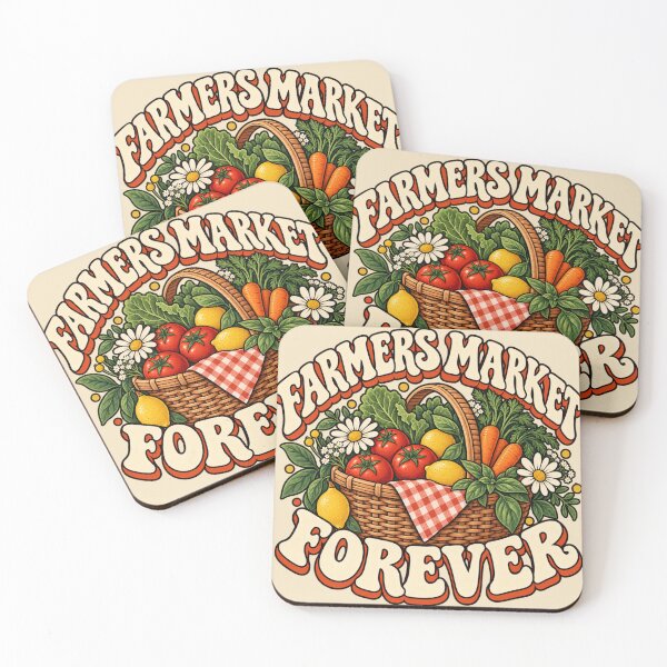 Item preview, Farmers Market Forever Retro Produce Design designed and sold by Mostafa Studio.