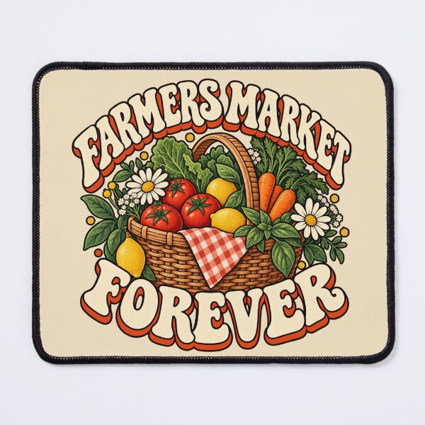 Item preview, Farmers Market Forever Retro Produce Design designed and sold by Mostafa Studio.