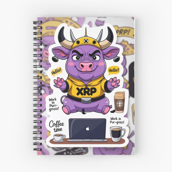 Item preview, XRP in Progress-Coffee time! designed and sold by RoseAIArtRhythm.