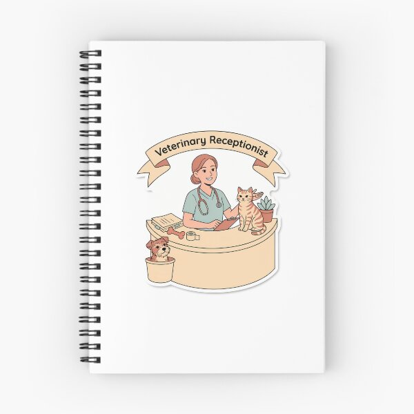Item preview, Veterinary Receptionist Minimalist designed and sold by NiftyWrx.
