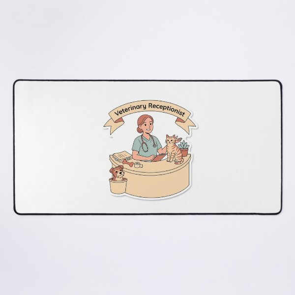 Item preview, Veterinary Receptionist Minimalist designed and sold by NiftyWrx.