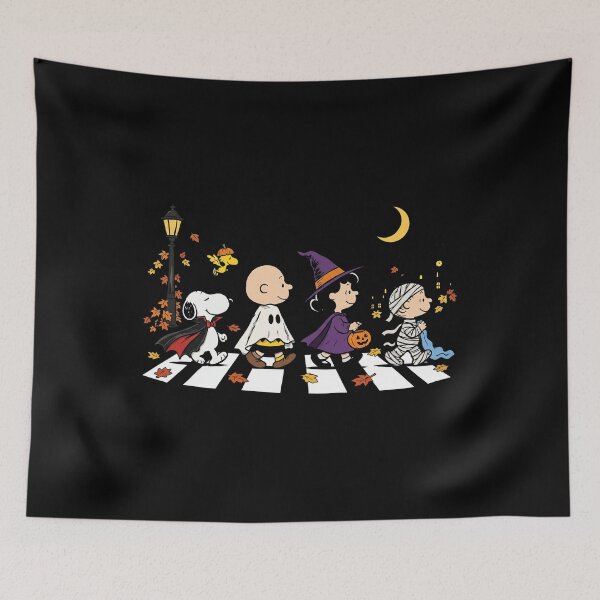 Item preview, Peanuts Halloween Abbey Road designed and sold by notajojosfan.