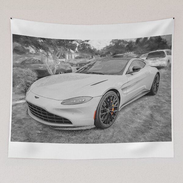 Item preview,  2023 Aston Martin Vantage 4.0L Twin Turbo V8 Chassis Technical Schematic Layout designed and sold by RichFrancoCars.