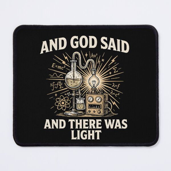 Item preview, And God Said And There Was Light Christian Physics Joke designed and sold by Redgiant87x.