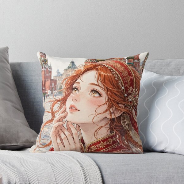 Item preview, Russia - Red Square Moscow,  Redhead Knight Time Traveler  designed and sold by DibujandoPorfa.