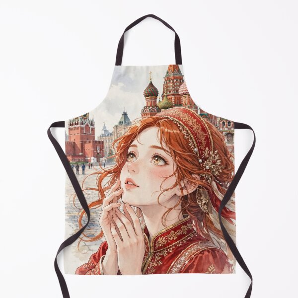 Item preview, Russia - Red Square Moscow,  Redhead Knight Time Traveler  designed and sold by DibujandoPorfa.