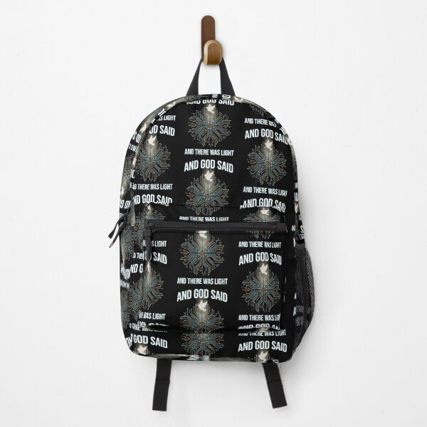 Item preview, And God Said And There Was Light Math Joke Christian designed and sold by Redgiant87x.