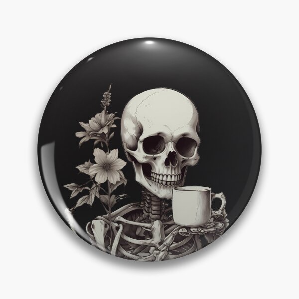 Item preview, skeleton and flowers designed and sold by Oits.