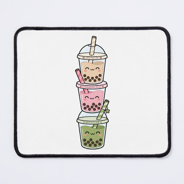 Item preview, Bubble Tea Tower – Milk Tea, Strawberry & Matcha Trio designed and sold by AliveStyle.