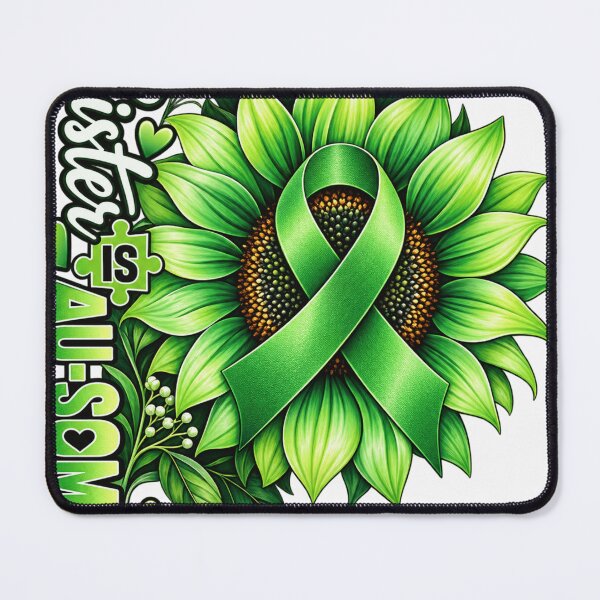 Item preview, Autism Awareness Sunflower Green Ribbon Shirt | We Fight Together designed and sold by Wiamprint.