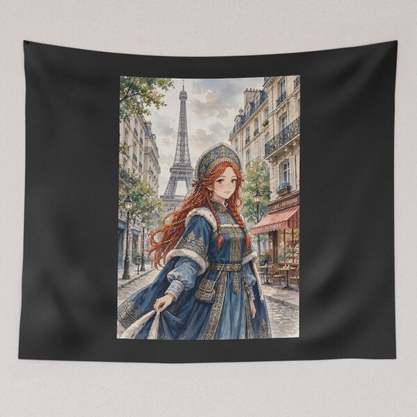 Item preview, A sunny day in France , Redhead Knight Time Traveler  designed and sold by DibujandoPorfa.