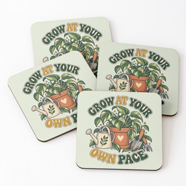 Item preview, Grow at Your Own Pace Retro Garden designed and sold by Mostafa Studio.