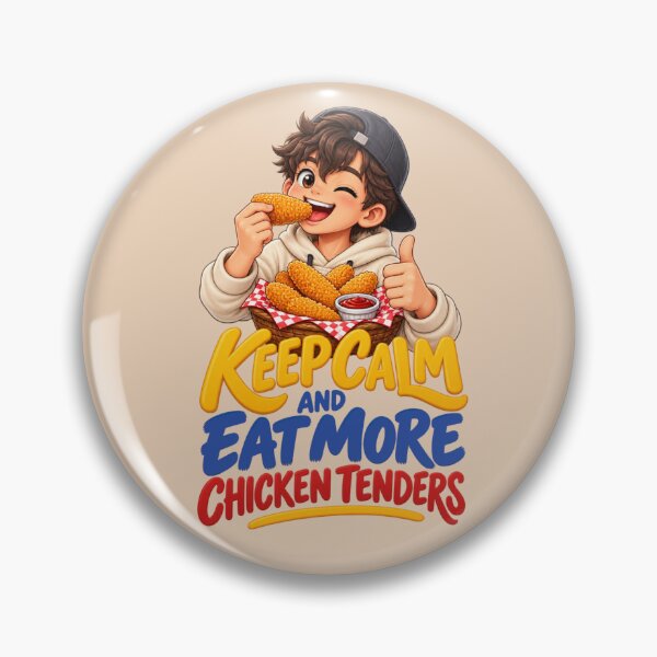 Item preview, Keep Calm And Eat Chicken Tender Humor designed and sold by PunchDrop.
