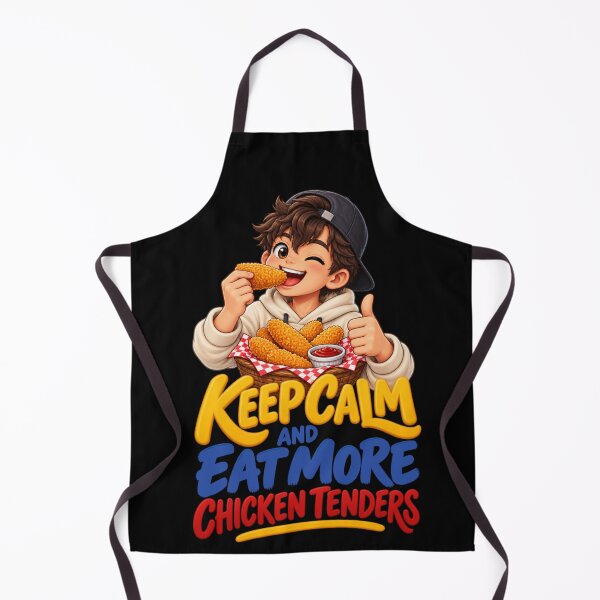 Item preview, Keep Calm And Eat Chicken Tender Humor designed and sold by PunchDrop.