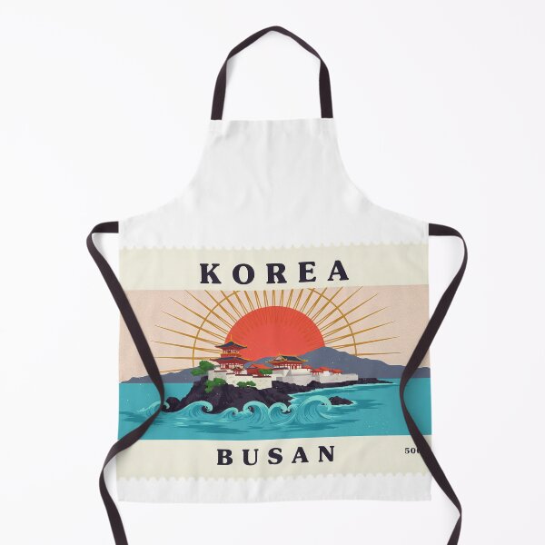 Item preview, Vintage Korea Busan Haedong Yonggungsa Temple Postage Stamp Vector designed and sold by Shutter-Dragon.