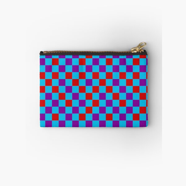 Item preview, Red Purple and Yellow Checkered  Design   designed and sold by PatternTitan.