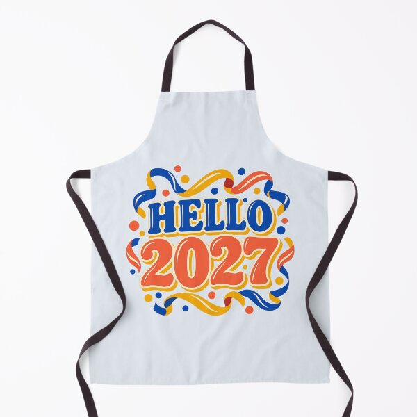 Item preview, Hello 2027 Retro New Year Celebration Design designed and sold by Mostafa Studio.
