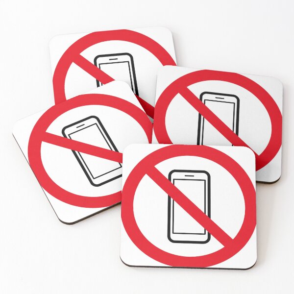 Artikelvorschau, Mobiltelefon verboten hinweis sticker entworfen und verkauft von mnkyride.