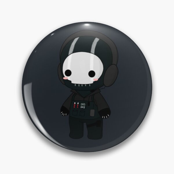 Item preview, Simon "Ghost" Riley Chibi sonrojado (Call of Duty) designed and sold by SolairCreates.