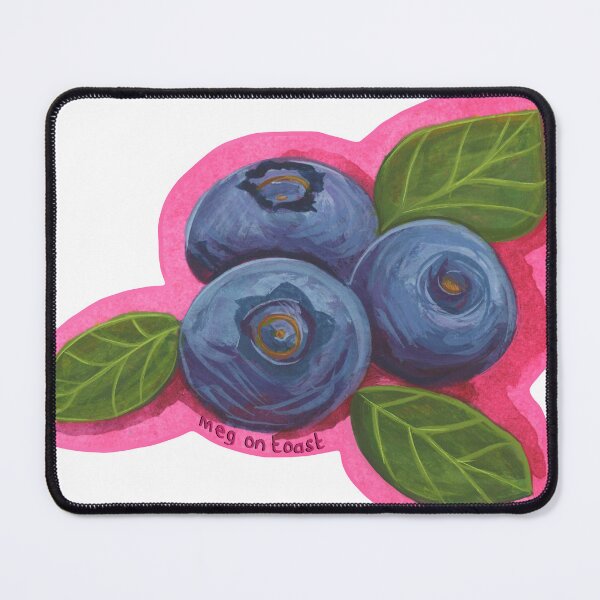 Item preview, Blueberries in Bloom - Gouache Painting designed and sold by Meg-on-Toast.