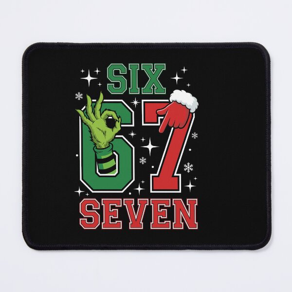 Item preview, Funny Trending Grinch Santa 67 Christmas designed and sold by Designart68.