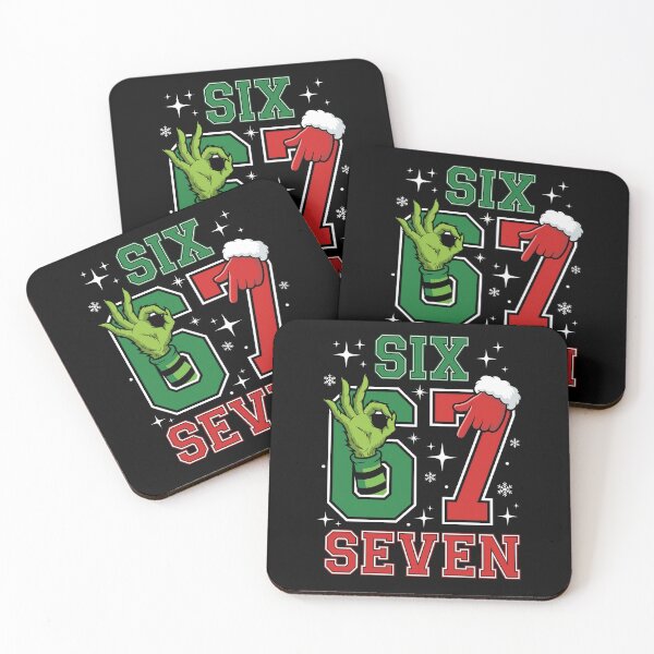 Item preview, Funny Trending Grinch Santa 67 Christmas designed and sold by Designart68.