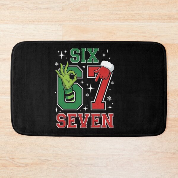 Item preview, Funny Trending Grinch Santa 67 Christmas designed and sold by Designart68.