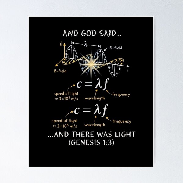 Item preview, And God Said And There Was Light designed and sold by Zbixu.